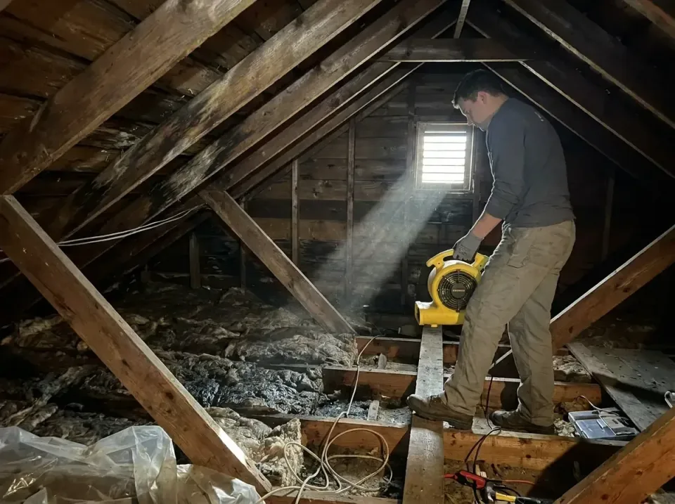 attic-water-damage-drying-proc-007 — frequently asked questions, Emergency Water Extraction & 24/7 Flood Response in Burley,…